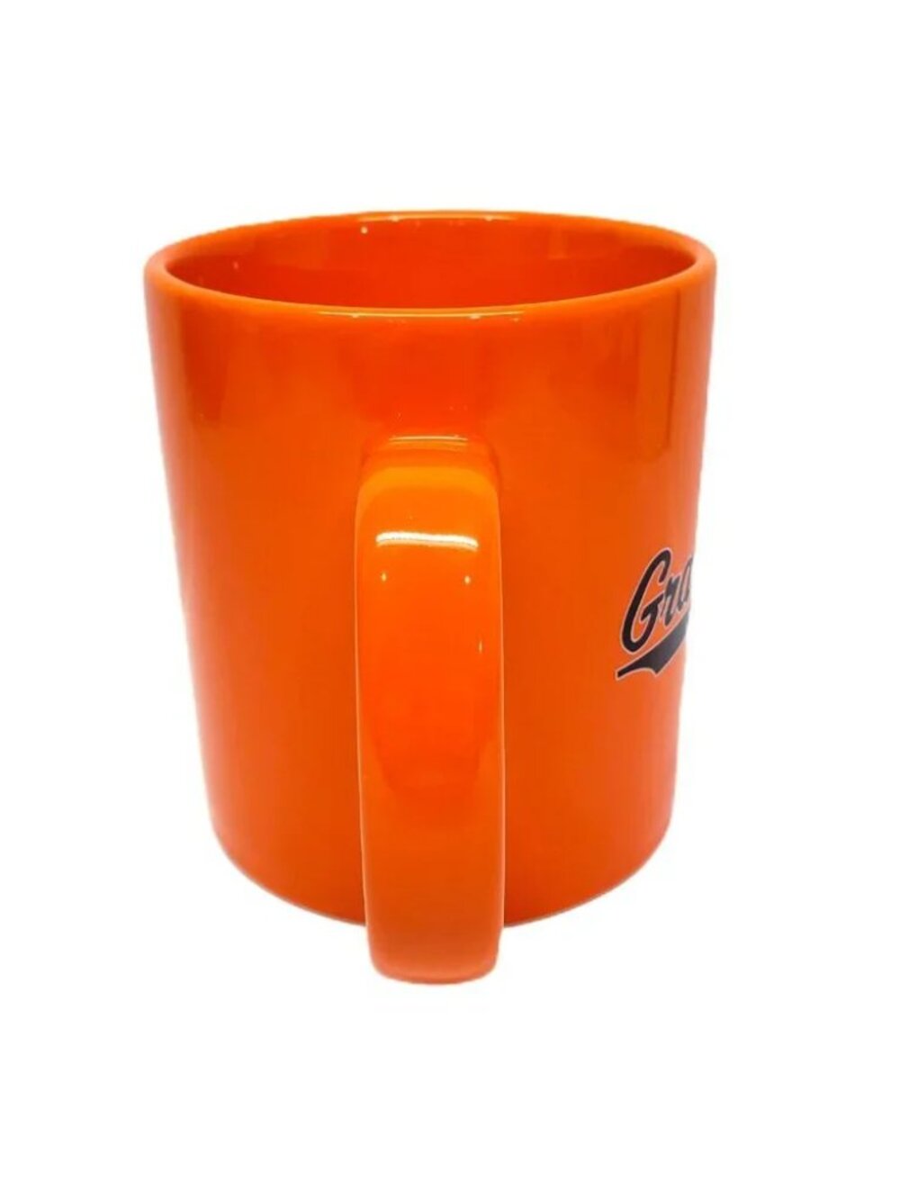 LIFE IS GOOD Grateful Dad Coffee Tea Orange Mug Cup - Picture 2 of 7